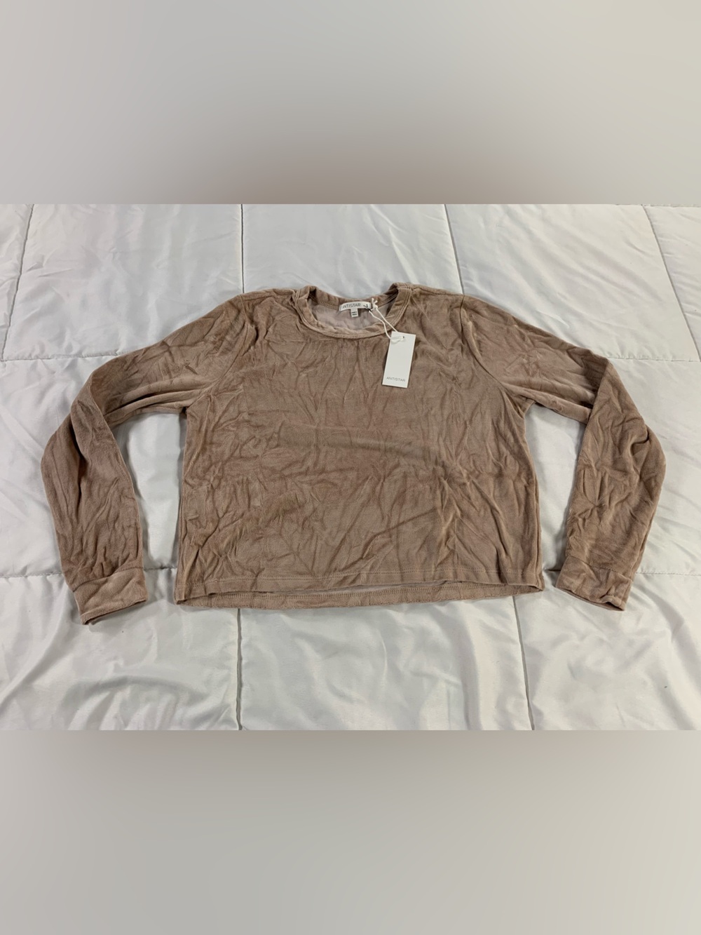 New with tags ANTISTAR long sleeve shirt womens size S